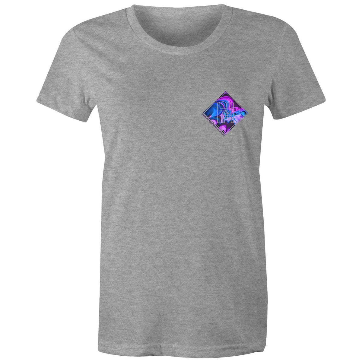Women's Purple Waves Pocket Tee