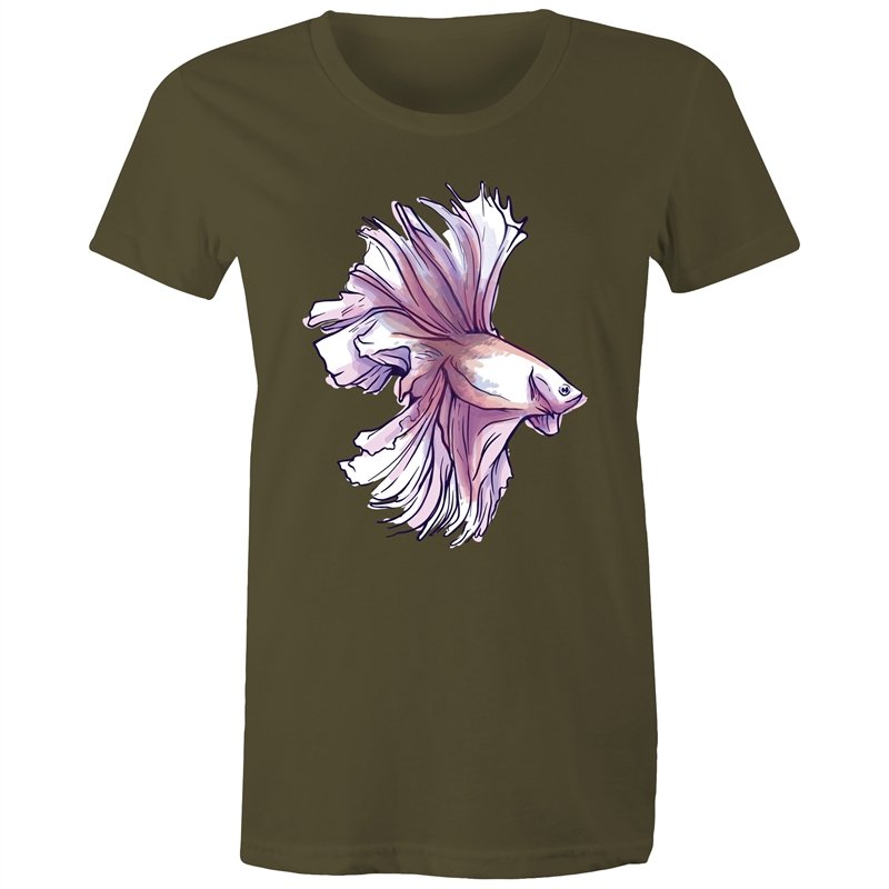 Women's Water coloured Fish T-shirt