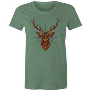 Women's Mandala Reindeer T-shirt