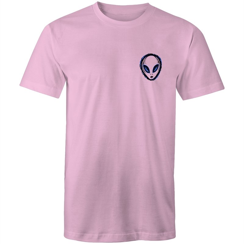 Men's Blue Alien Pocket T-shirt