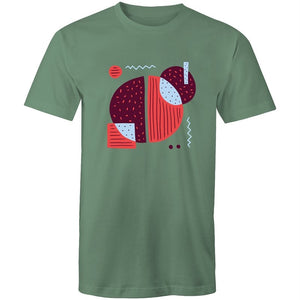 Men's Abstract Coffee Bean T-shirt