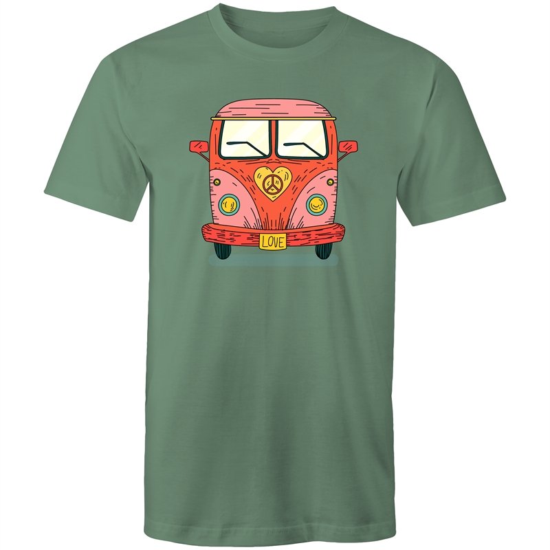 Men's Hippie Love Bus T-shirt
