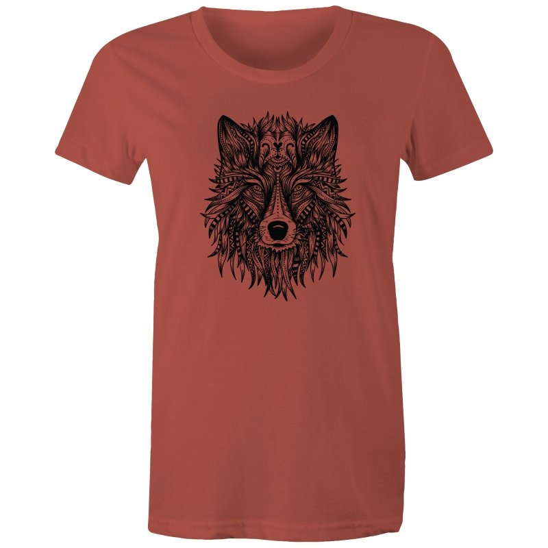 Women's Tribal Wolf T-shirt
