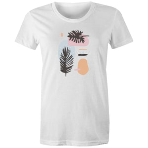 Women's Abstract Leaves T-shirt