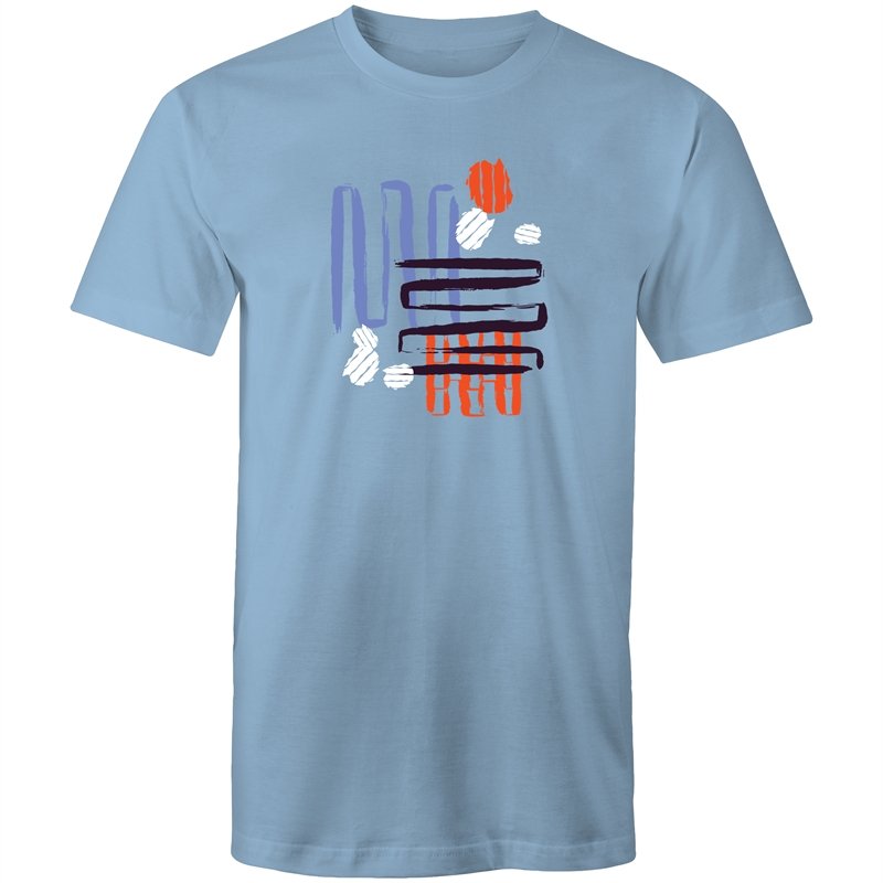 Men's Featured Abstract Stroke T-shirt