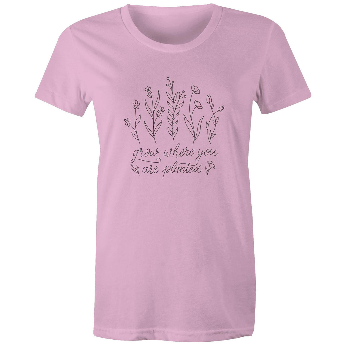 Women's Grow Where You Are Planted T-shirt