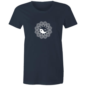 Women's Yin Yang Mandala T-shirt