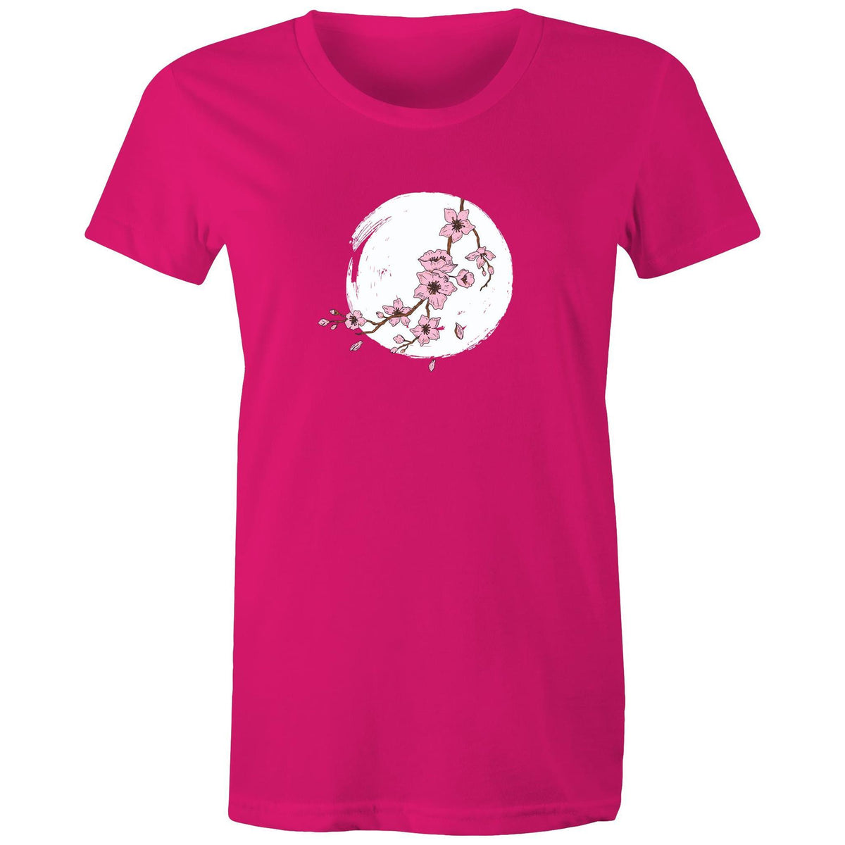 Women's Cherry Blossom Moon T-shirt