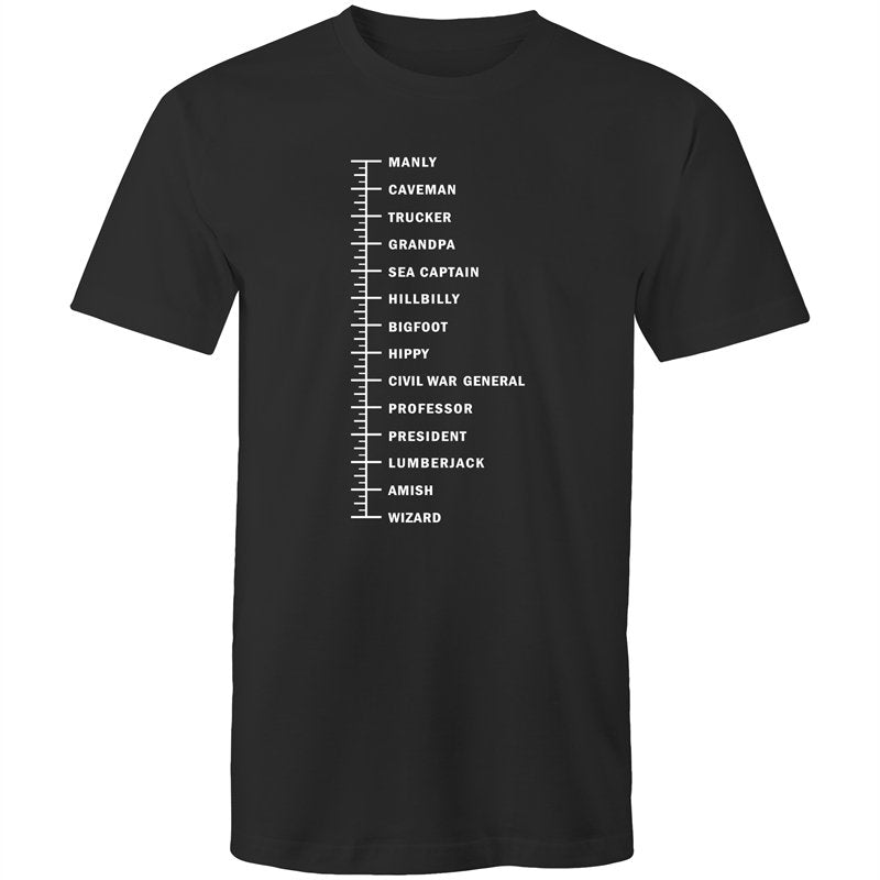 Men's Beard Length T-shirt