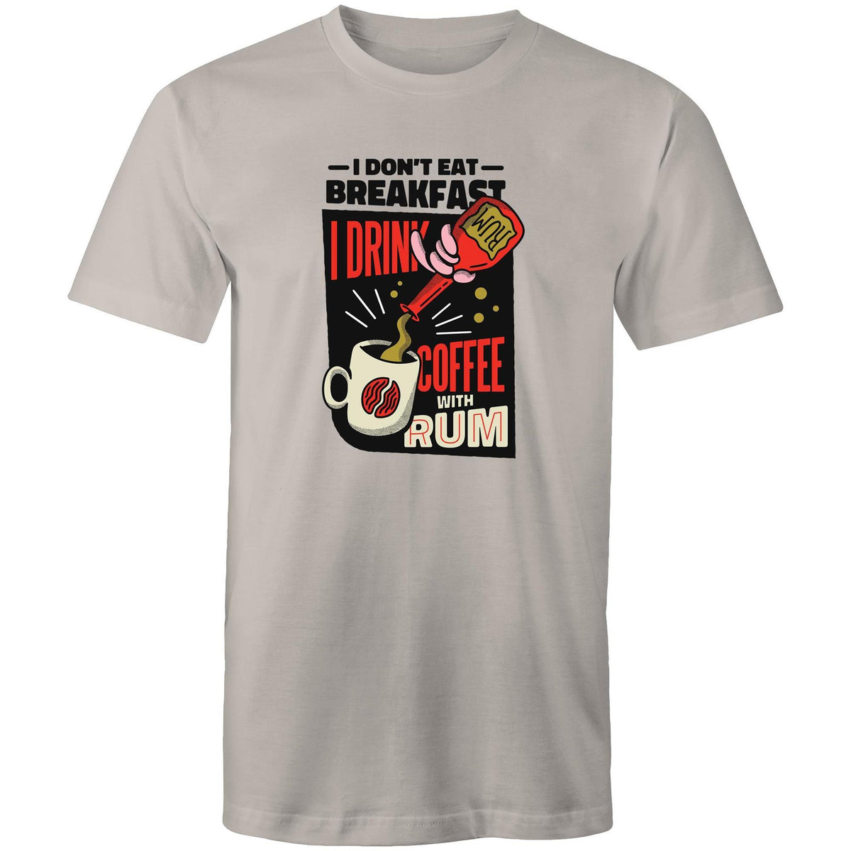 Men's I Don't Eat Breakfast Coffee T-shirt