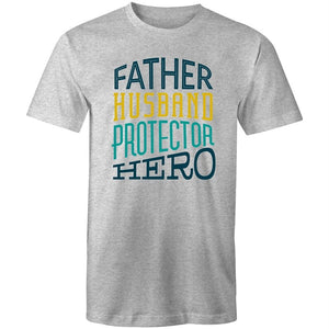 Men's Father Husband Protector Hero T-shirt