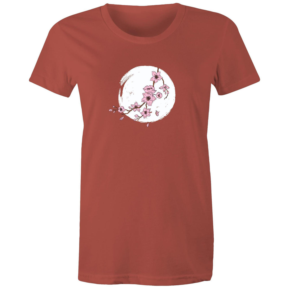 Women's Cherry Blossom Moon T-shirt