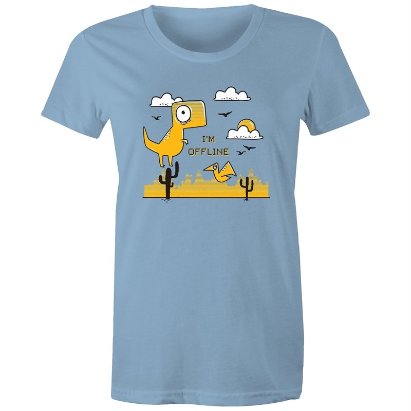 Women's Funny I'm Offline T-shirt