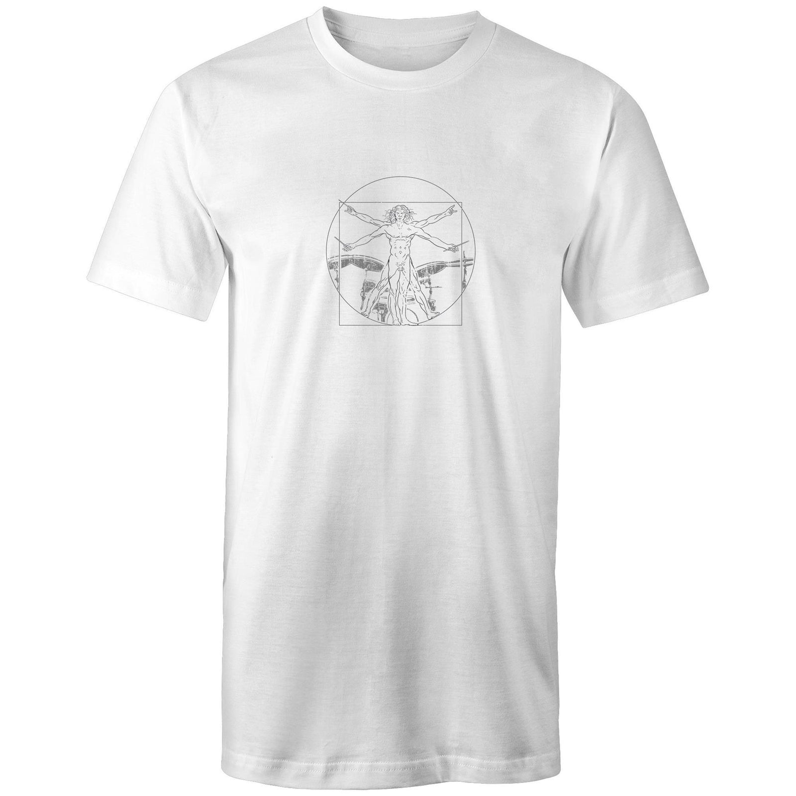 Men's Vitruvian Drummer Tall T-shirt