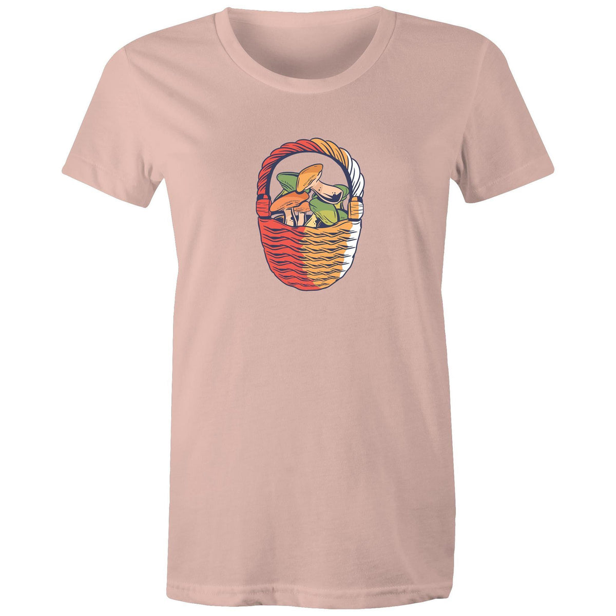 Women's Mushroom Basket T-shirt