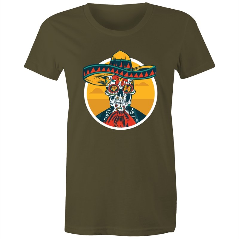 Women's Mexican Sugar Skull T-shirt