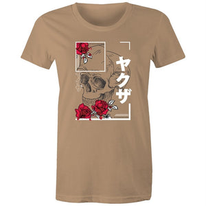 Women's Japanese Styled Skull T-shirt