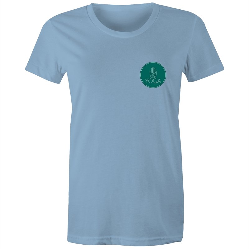 Women's Yoga Logo Pocket Print T-shirt