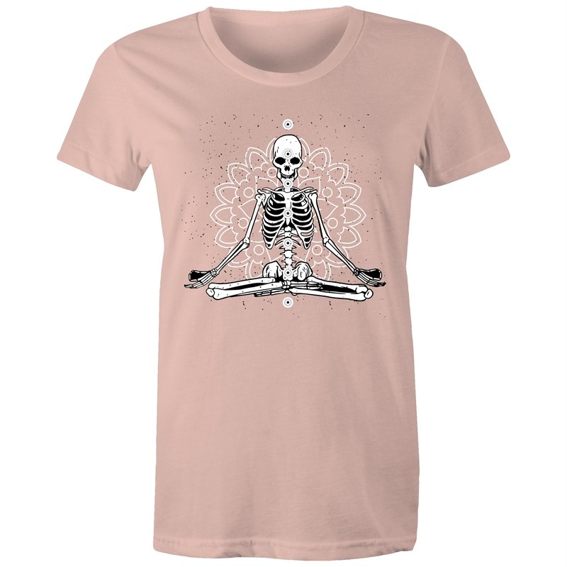 Women's Meditating Skeleton T-shirt