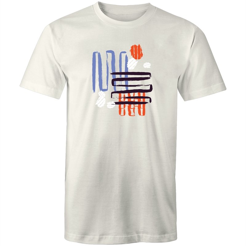 Men's Featured Abstract Stroke T-shirt