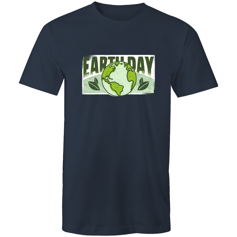 Men's Earth Day Green Logo T-shirt