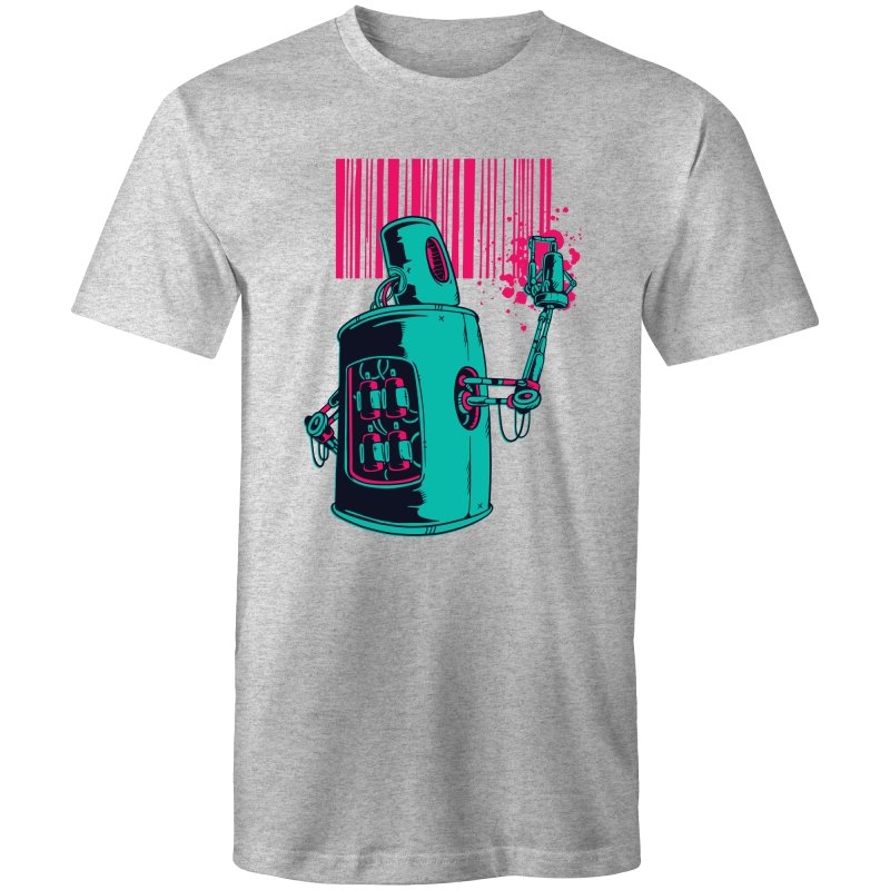 Men's Graffiti Barcode T-shirt