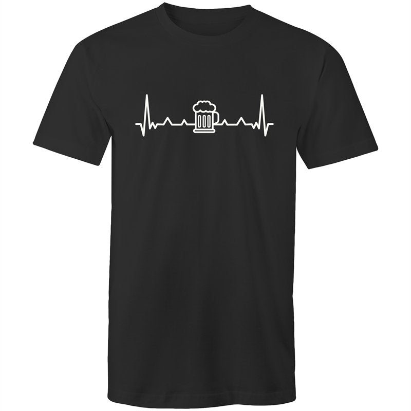 Men's Beer Heart Beat T-shirt