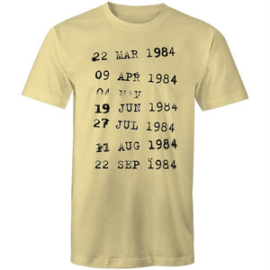 Men's Abstract Dates T-shirt