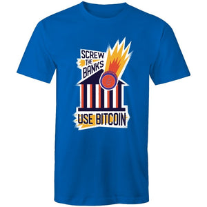 Men's Screw The Banks Use Bitcoin T-shirt