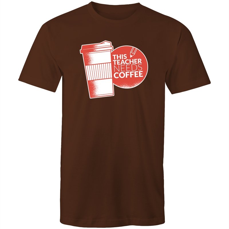 Men's This Teacher Needs Coffee T-shirt