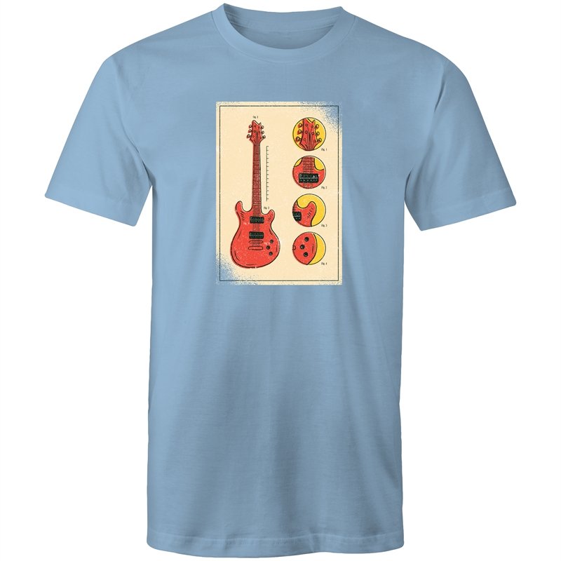 Men's Guitar Diagram T-shirt