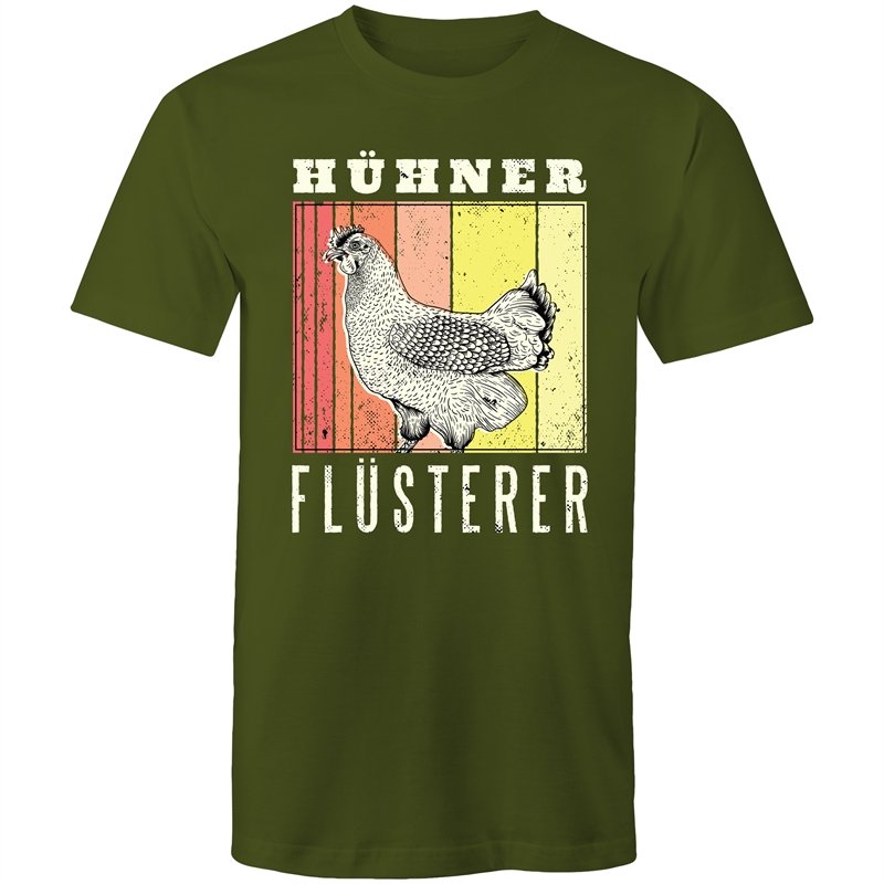 Men's Huhner Chicken Print T-shirt