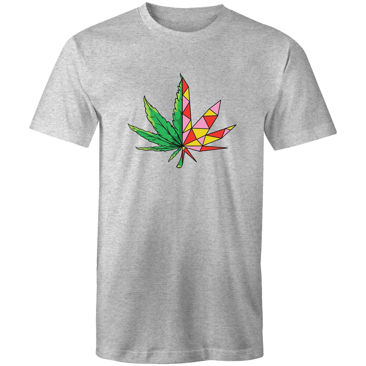 Men's Geometric Hemp Leaf T-shirt