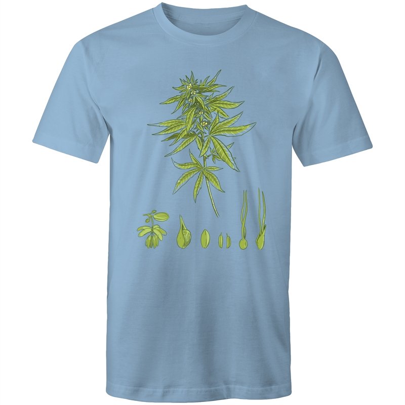 Men's Cannabis Breeding Diagram T-shirt