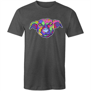 Men's Trippy Multi-Colour Dog T-shirt