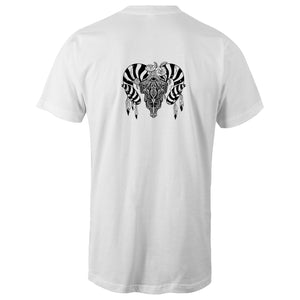 Men's Tribal Bull Skull Tall T-shirt