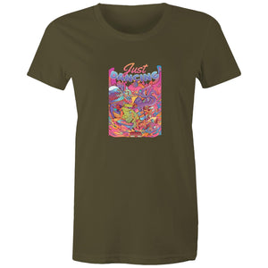 Women's Just Dancing Colourful T-shirt