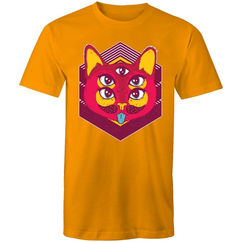 Men's Psychedelic Cat Eyes T-shirt