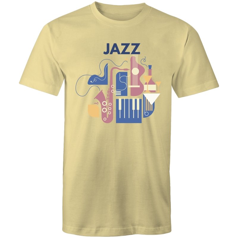 Men's Abstract Jazz Music T-shirt