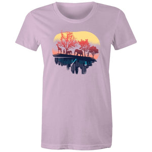 Women's Nature And City Contrast T-shirt
