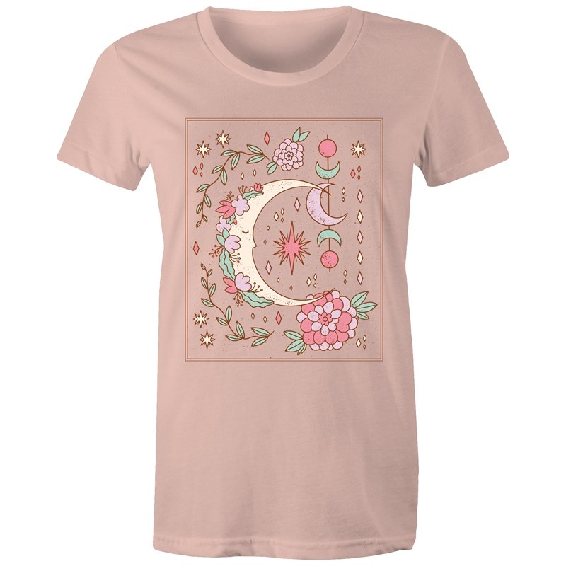 Women's Sleeping Moon T-shirt