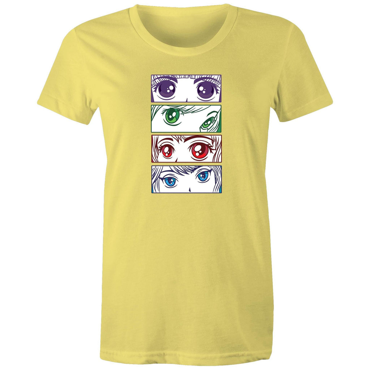 Women's Anime Girl Eyes T-shirt