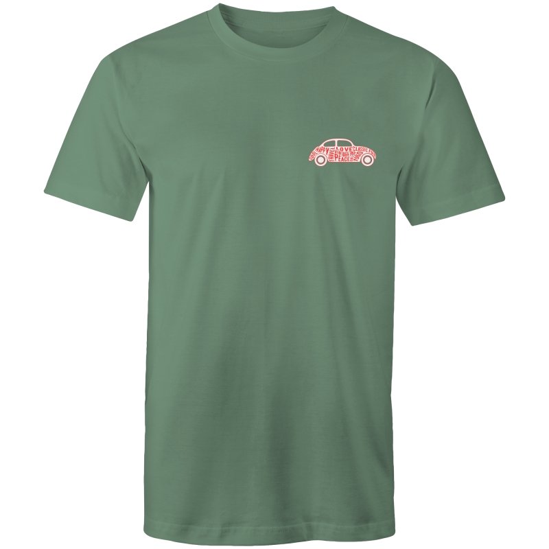 Men's Hippie Car Pocket Logo Tee