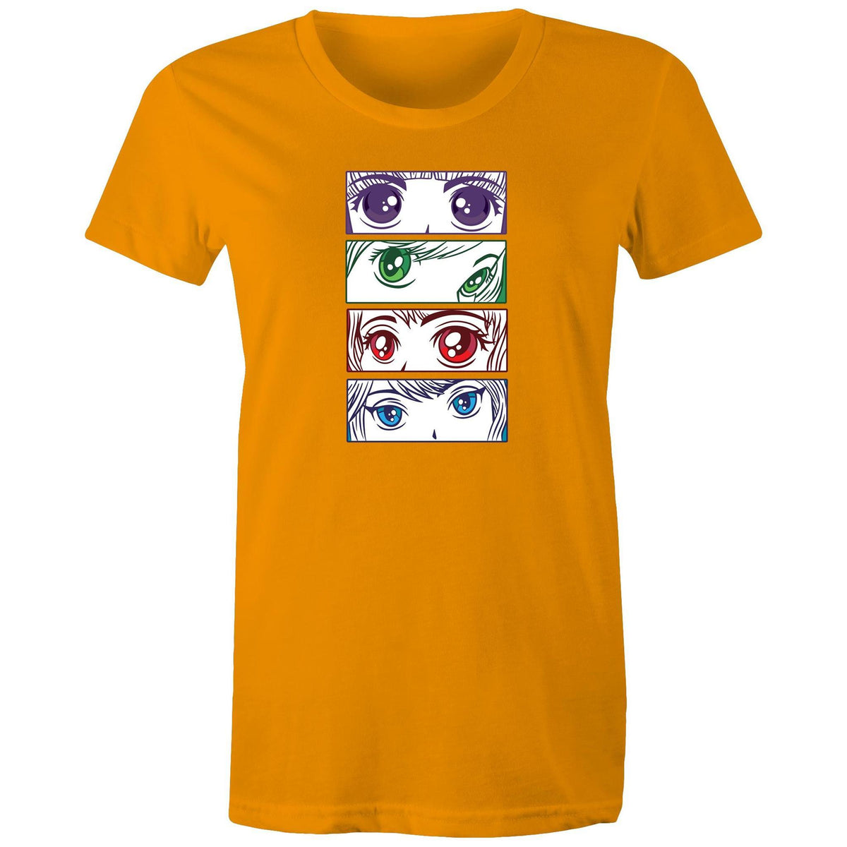 Women's Anime Girl Eyes T-shirt