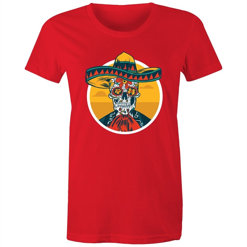 Women's Mexican Sugar Skull T-shirt