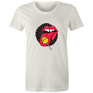 Women's Lollipop Lips T-shirt - The Hippie House