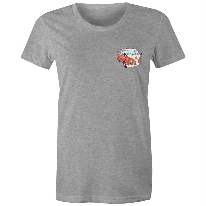 Women's Hippie Kombi Pocket T-shirt