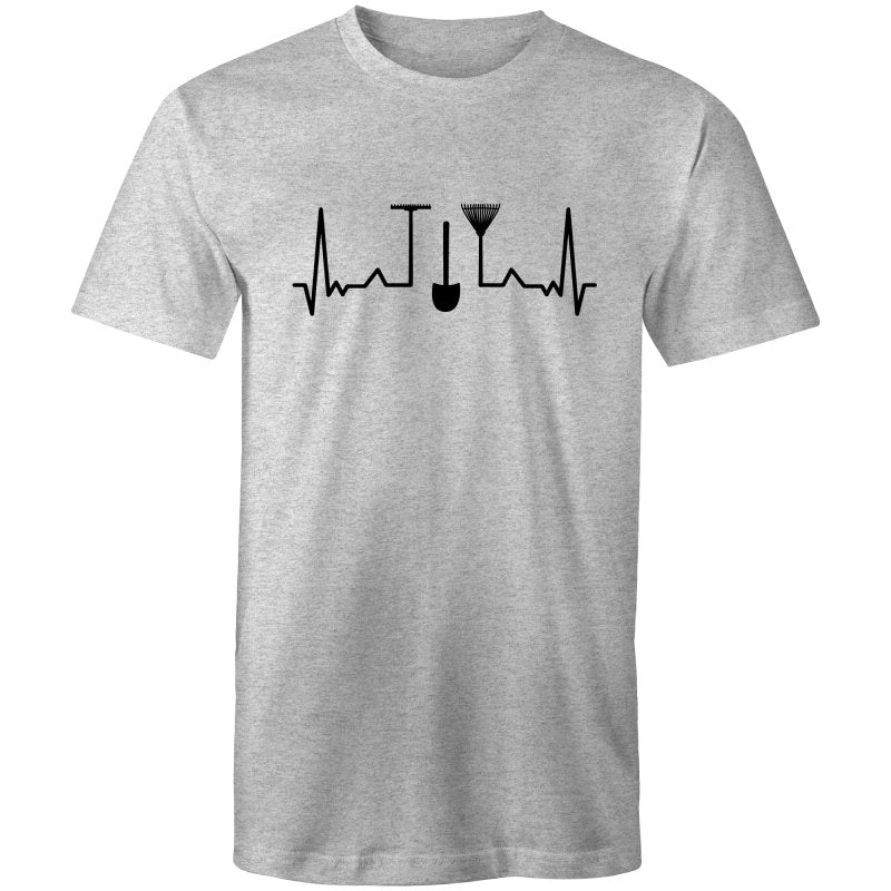 Men's Gardening Heart-Beat T-shirt