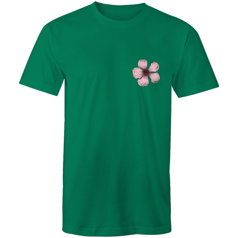 Men's Hibiscus Flower Pocket Tee