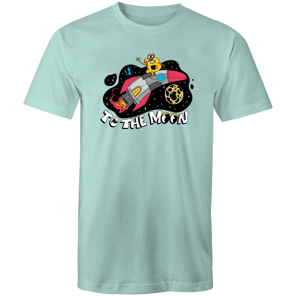 Men's Bitcoin Rocket T-shirt